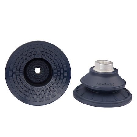 Fipa Bellows vacuum cup diam. 83 mm, NBR blue, fitting G3/8-female 22.080.197.1
